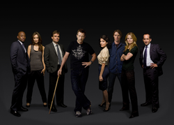Dr House - Omar Epps - Olivia Wilde - Robert Sean Leonard - Hugh Laurie - Lisa Edelstein - Jesse Spencer - Jennifer Morrison - Peter Jacobson (saison 5)