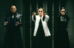 Matrix Révolutions - Laurence Fishburne - Colin Chou - Carrie Ann Moss