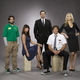 Chuck - Joshua Gomez - Sarah Lancaster - Adam Baldwin -  Zachary Levi - Yvonne Strahovski (saison 1)